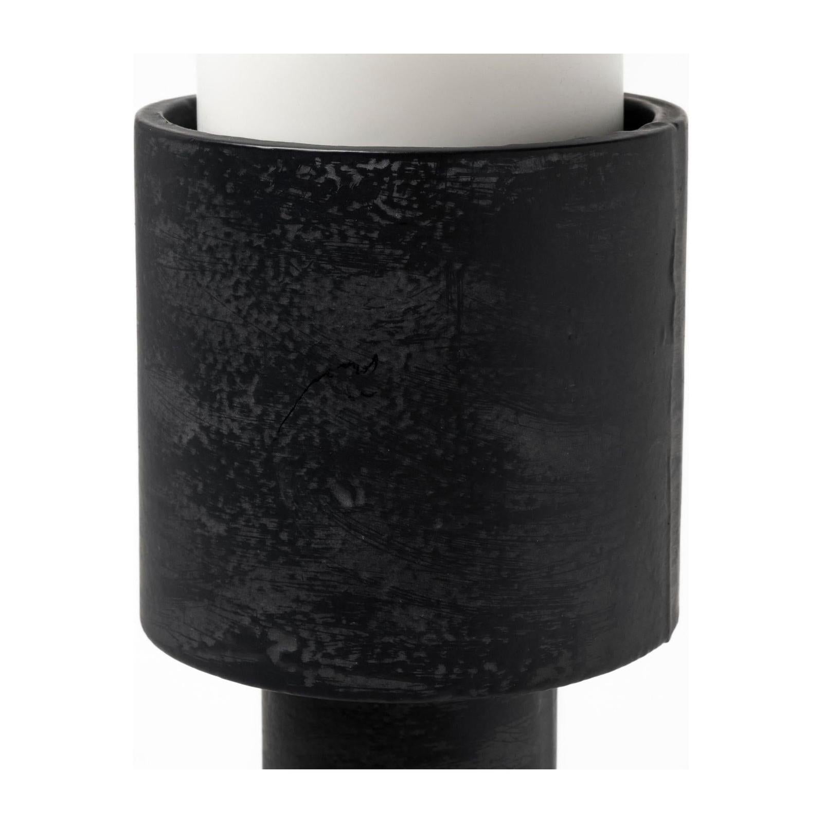 Mercana Bolton Black Metal Table Candle Holders