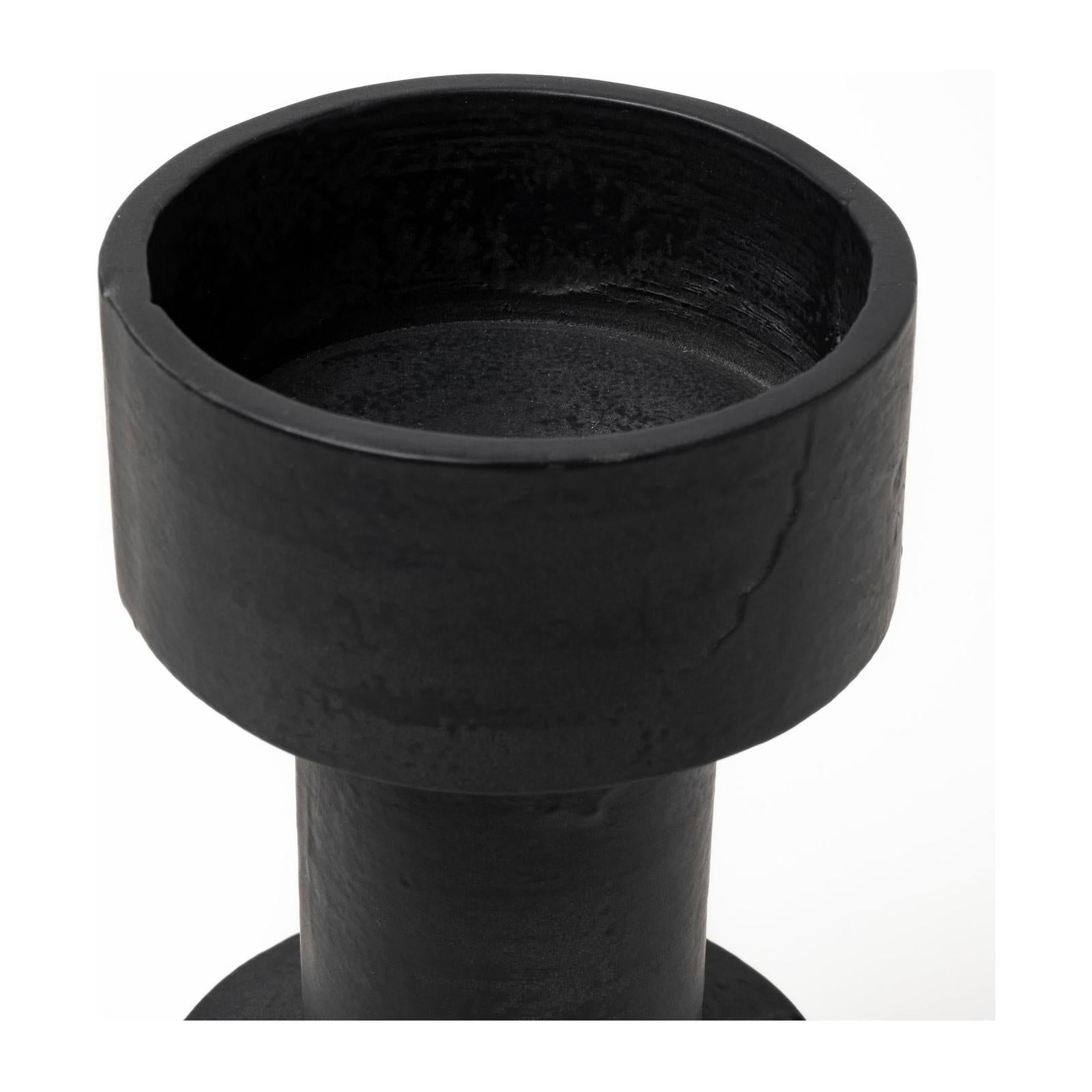 Mercana Bolton Black Metal Table Candle Holders