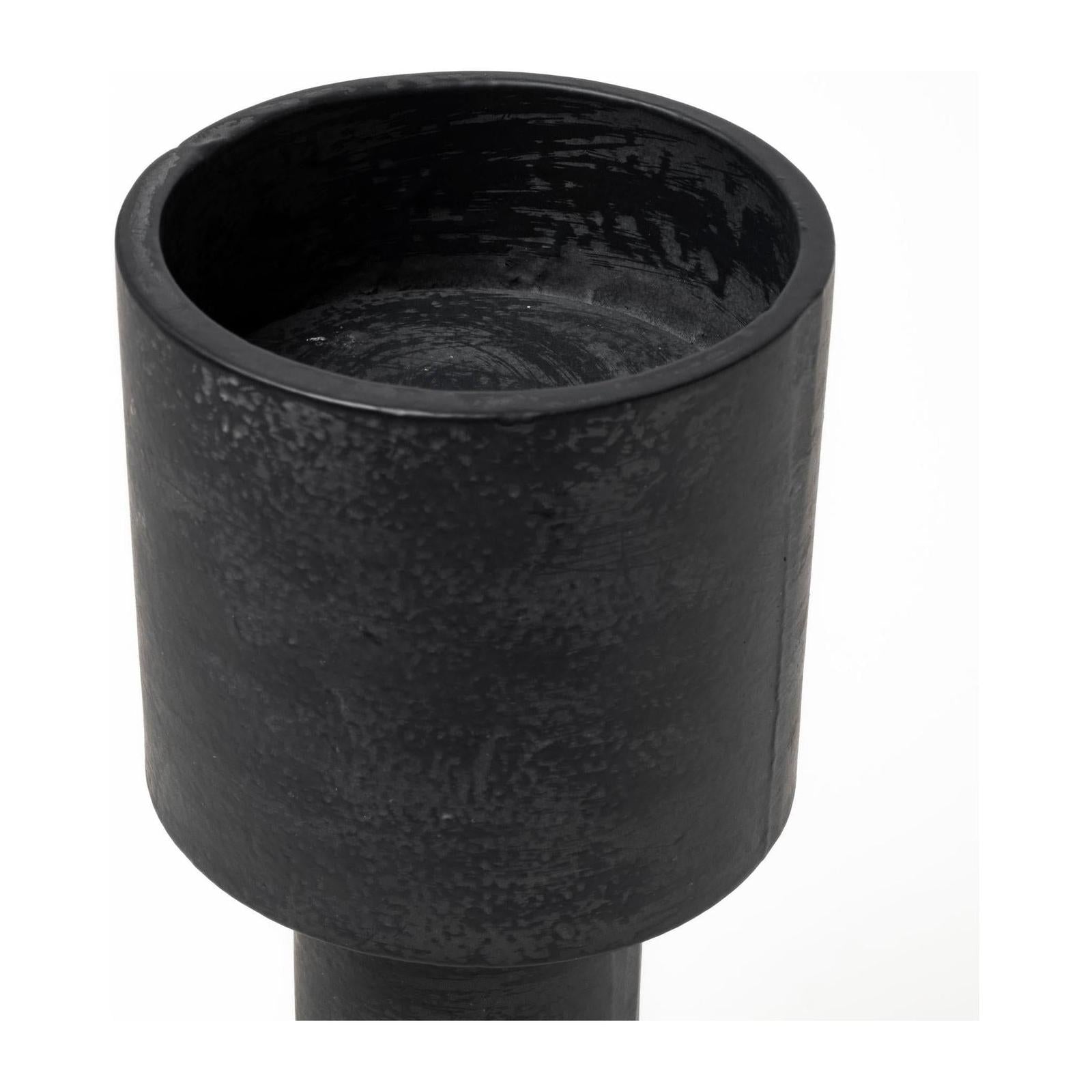 Mercana Bolton Black Metal Table Candle Holders