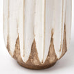 Mercana Sisko Rustic Brown White Ceramic Vase