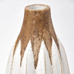 Mercana Sisko Rustic Brown White Ceramic Vase