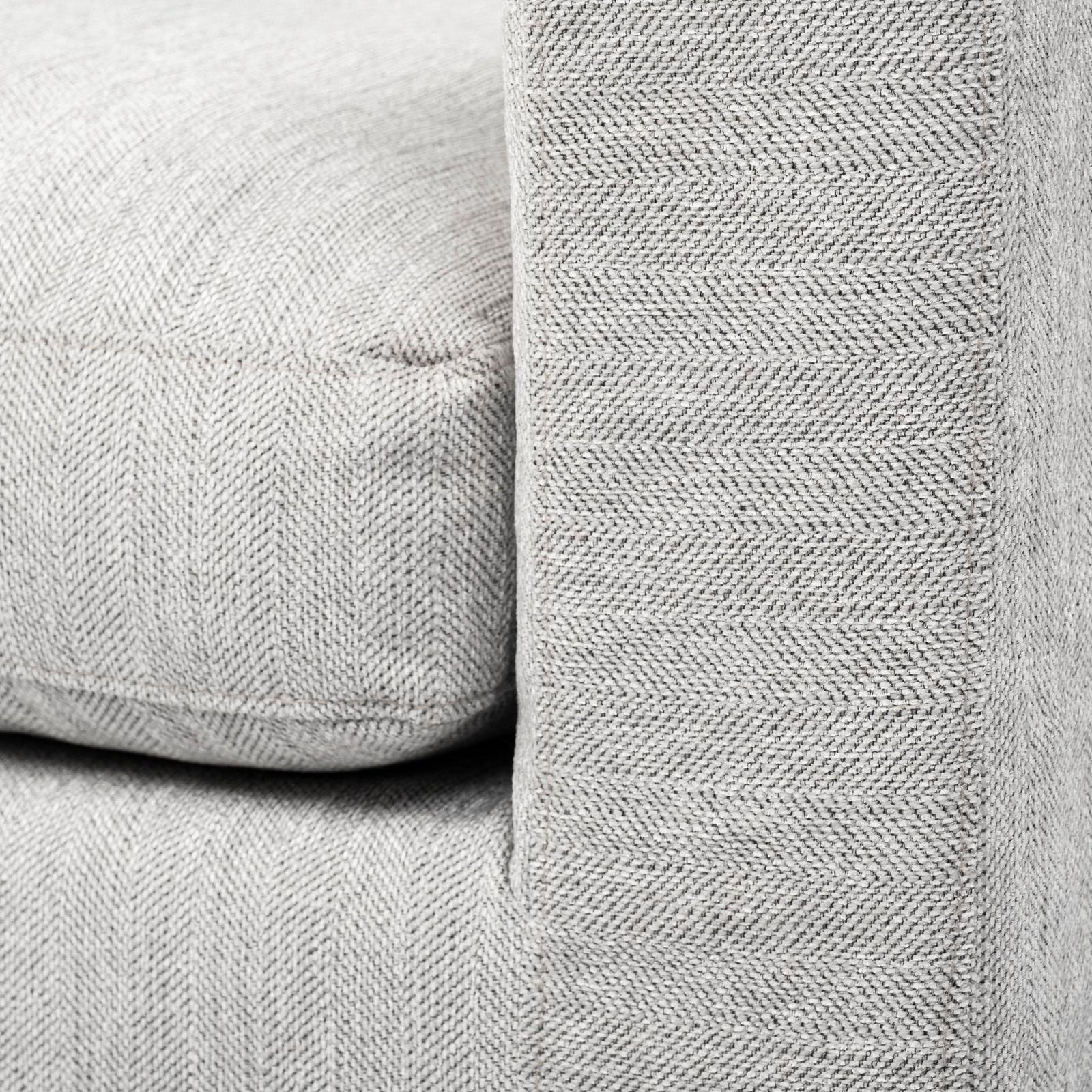 Mercana Denly Frost Gray Slipcover Two Seater Sofa Clearance
