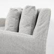 Mercana Denly Frost Gray Slipcover Two Seater Sofa Clearance