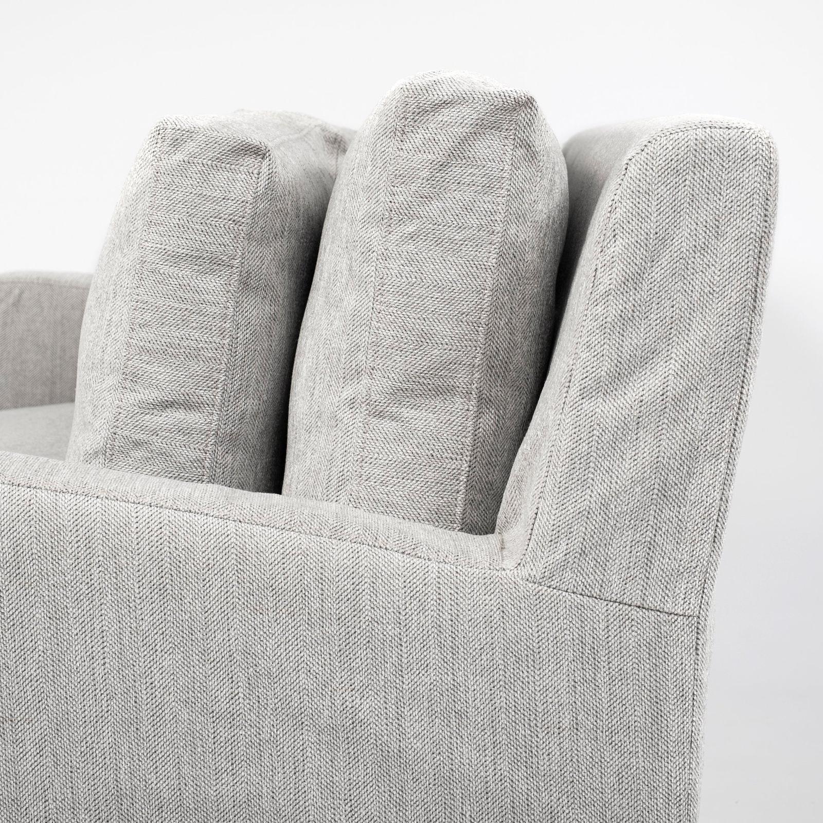 Mercana Denly Frost Gray Slipcover Two Seater Sofa Clearance