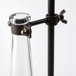 Mercana Jarvis Dark Brown Metal and Glass Chemistry Inspired Bottles-Setof 5