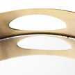 Mercana Serkis Gold Metal Mirrored Base Round Tray