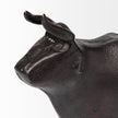 Mercana Taurus Black Cast Aluminum Bull Decorative Object