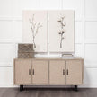 Mercana Niobe Gray Wooden Nesting Boxes- Set of 2 Clearance