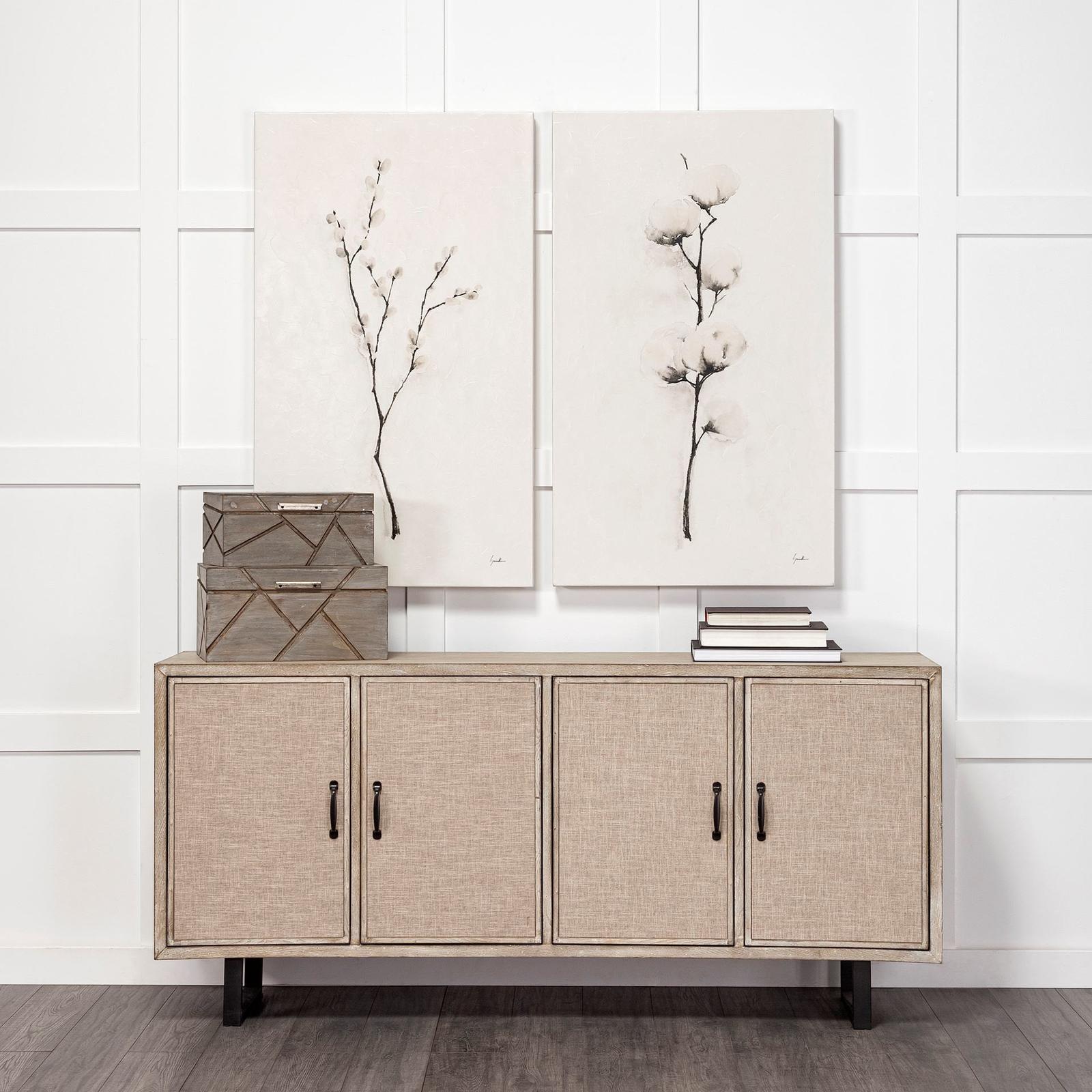 Mercana Niobe Gray Wooden Nesting Boxes- Set of 2 Clearance