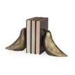Mercana Dover Gold Aluminum Dove Bookends- Set of 2