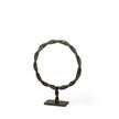 Mercana Rizwan Black Aluminum Braided Circular Object
