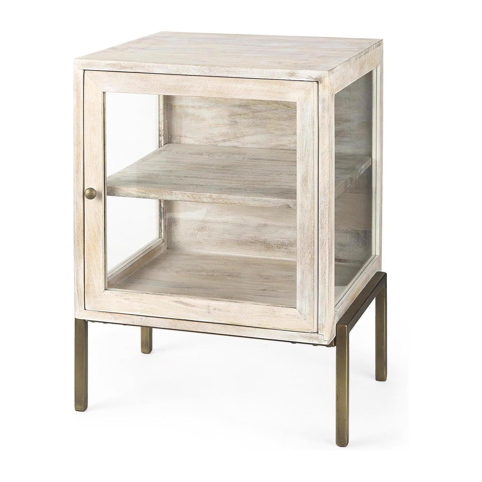 Mercana Arelius Wood End/Side Table