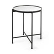 Mercana Samantha Black Mirror Top Accent Table