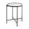 Mercana Samantha Black Mirror Top Accent Table