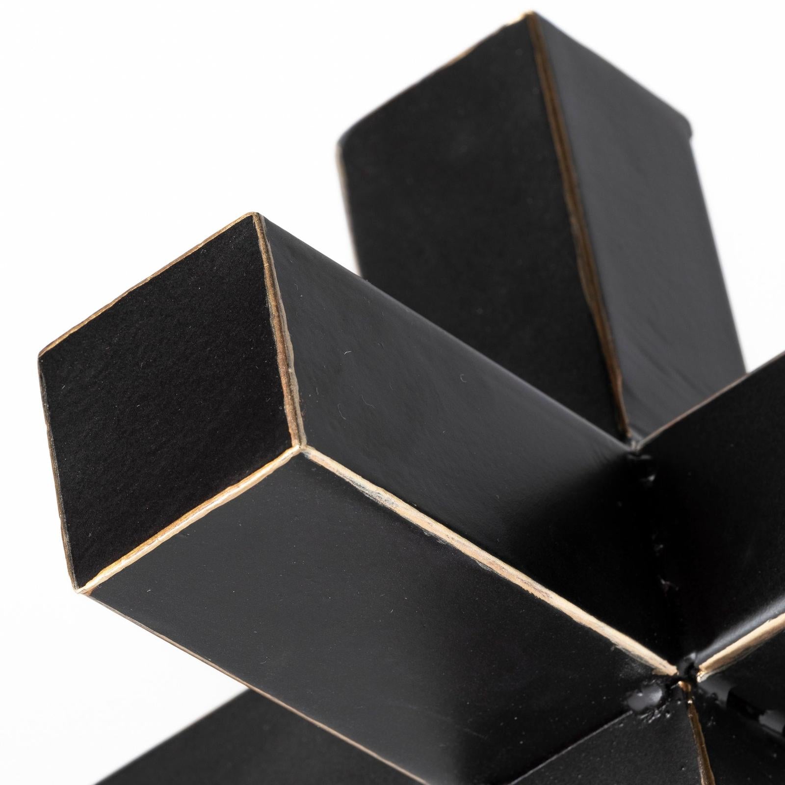 Mercana Abel Black Metal Jack W/ Gold Accents
