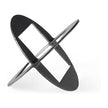 Mercana Cusco Black Iron Small Gunmetal Geometric Decorative Object Clearance