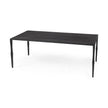 Mercana Timothy Ebony Black Iron Coffee Table