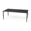 Mercana Timothy Ebony Black Iron Coffee Table