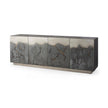 Mercana Roxdale Acid Wash Metal Sideboard
