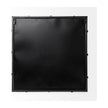 Mercana Christa Black Metal Mirrored Base Square Tray