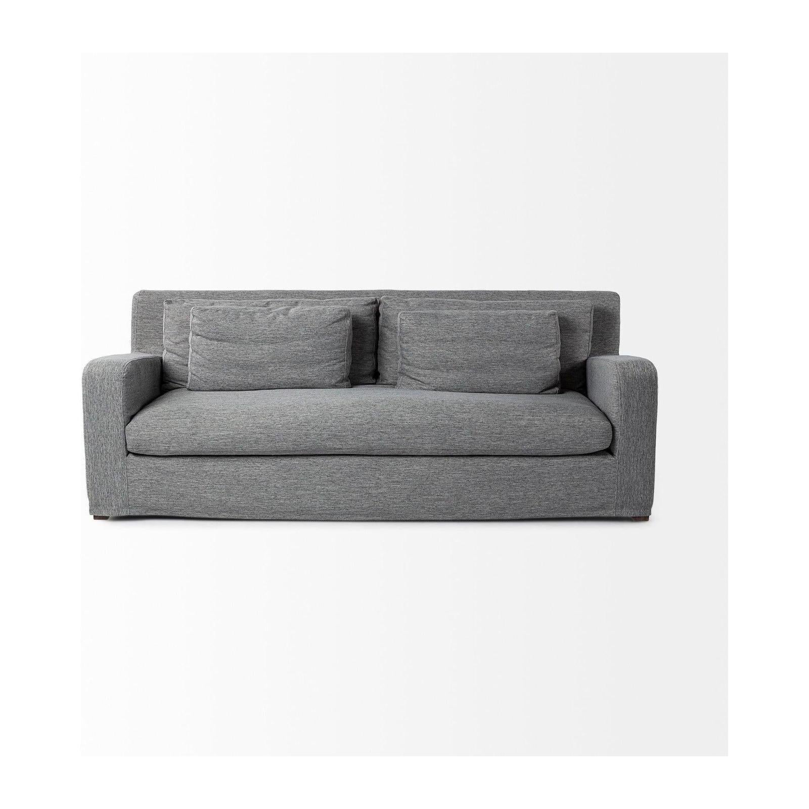 Mercana Denly Slipcover Three Seater Sofa