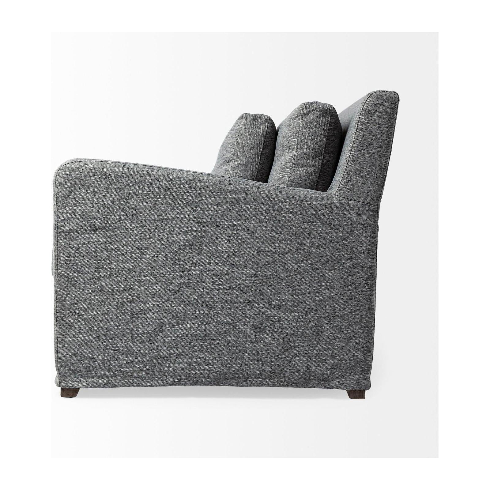 Mercana Denly Slipcover Three Seater Sofa
