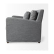 Mercana Denly Gray Slipcover Upholstered Arm Chair