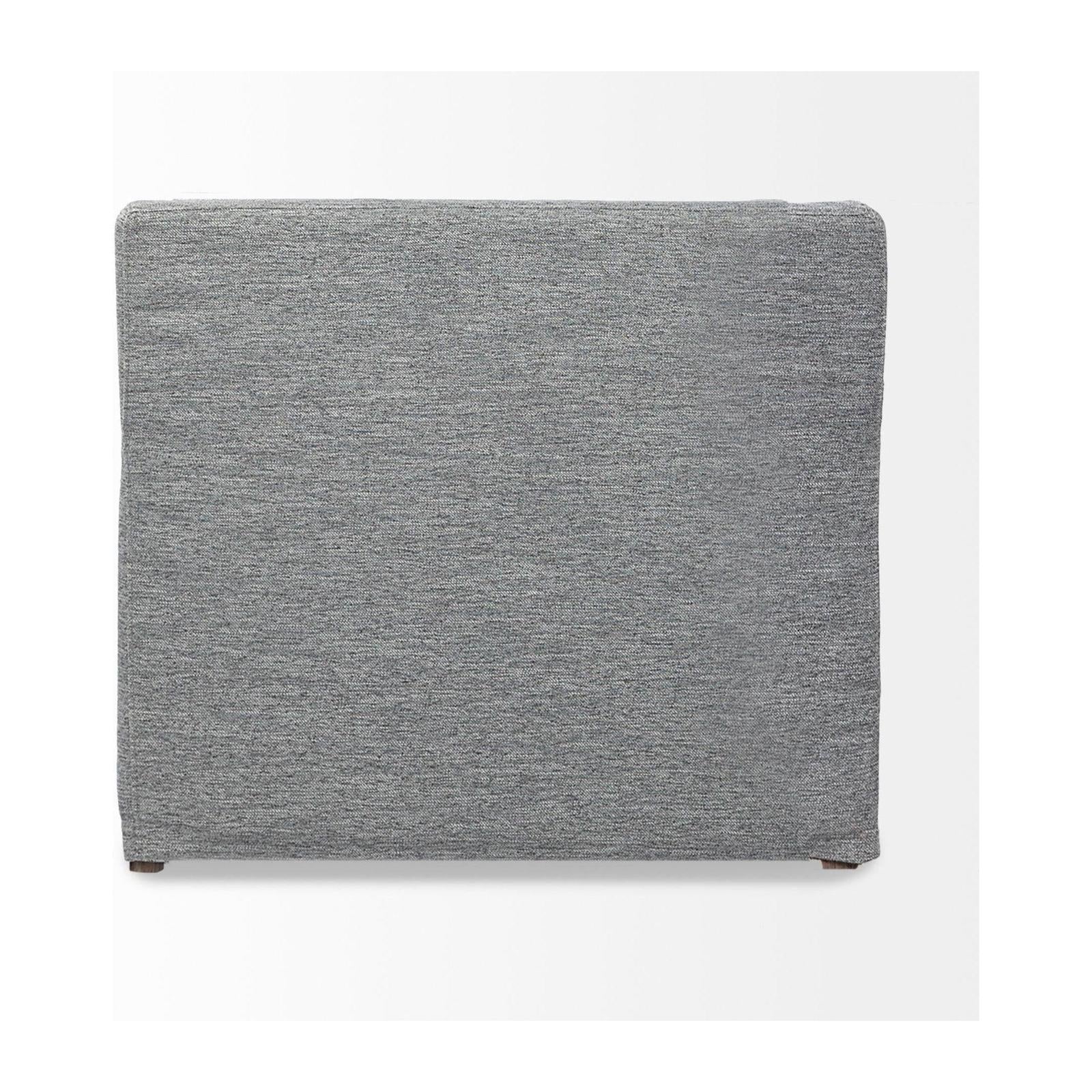 Mercana Denly Gray Slipcover Upholstered Arm Chair