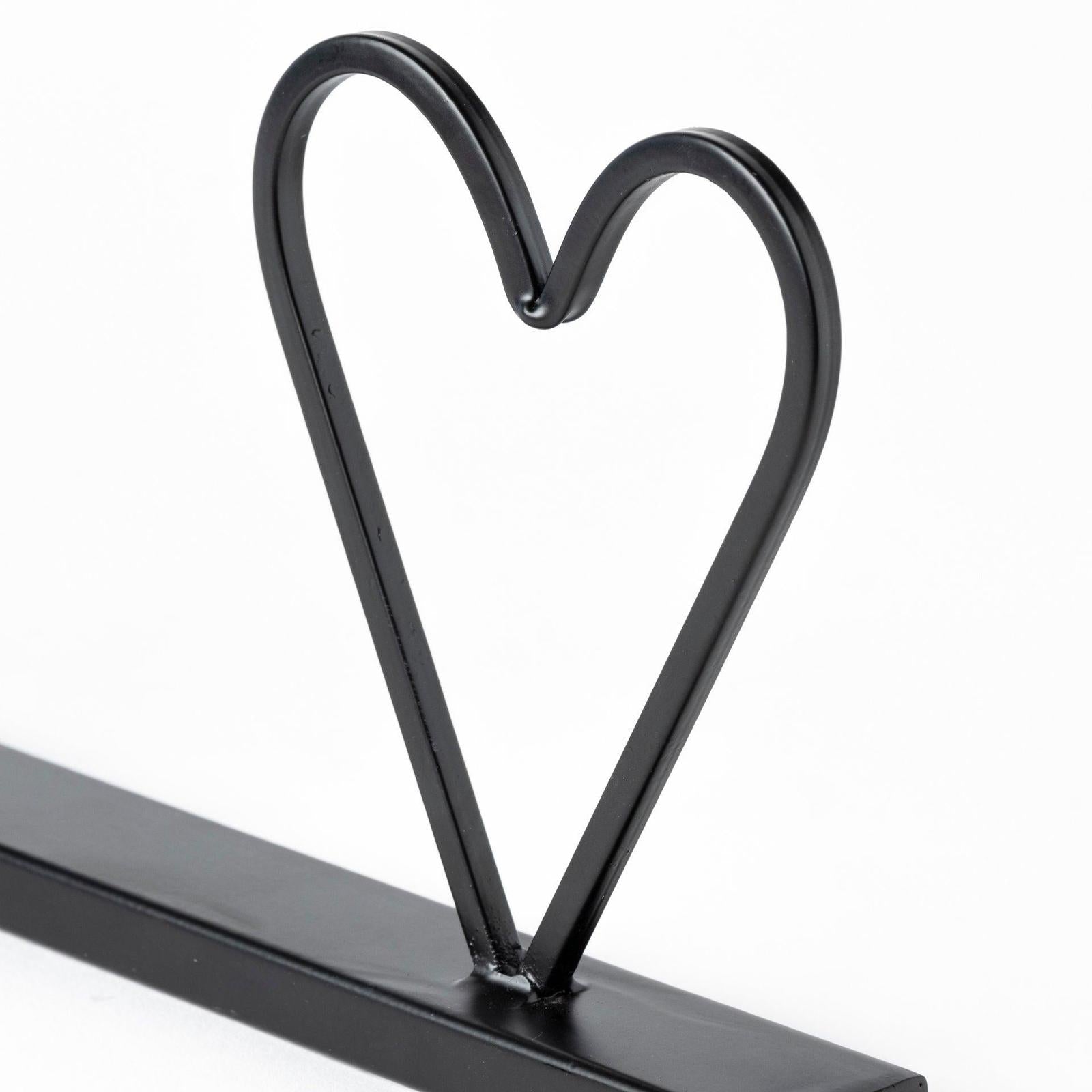 Mercana Wild at Heart Black Metal Sign Clearance