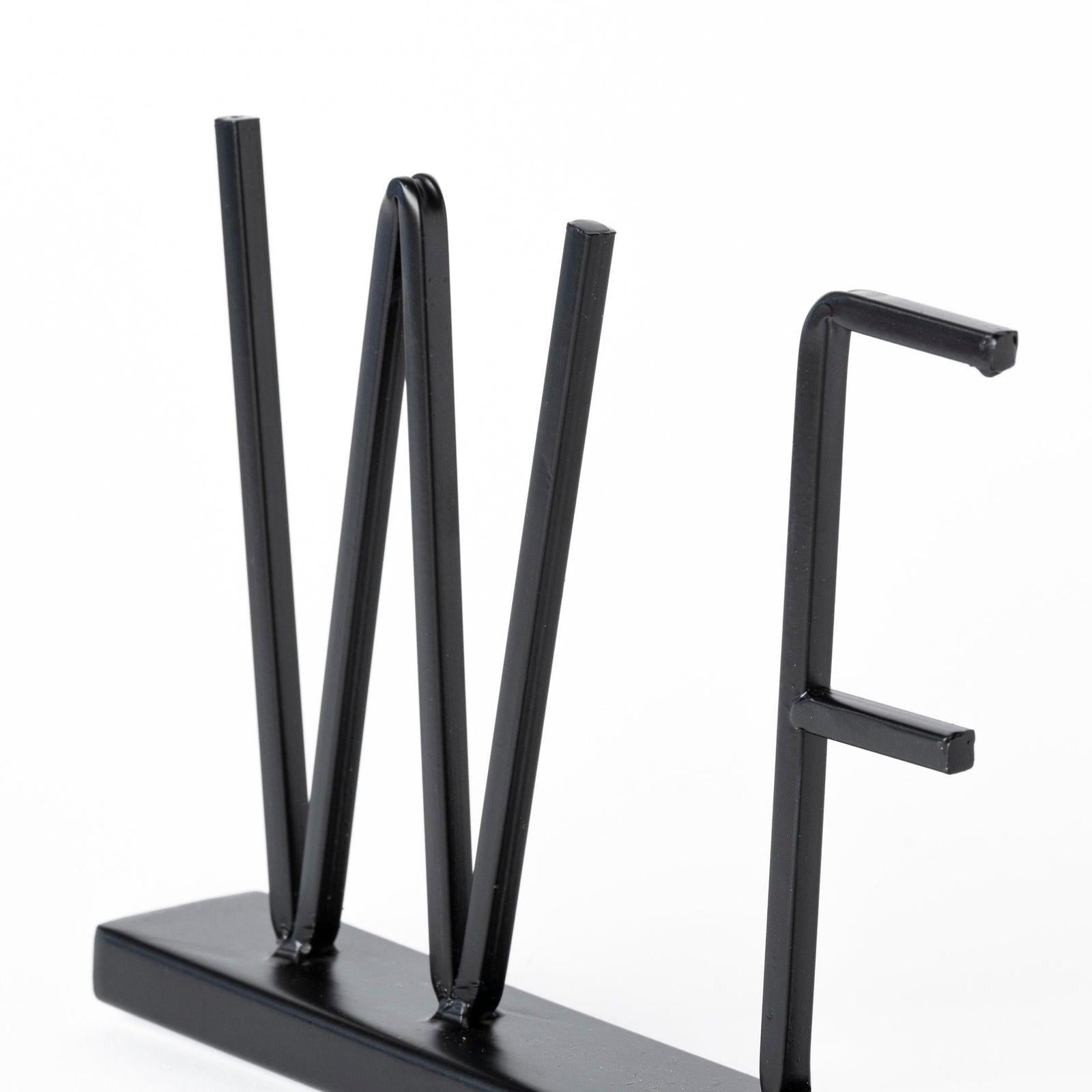 Mercana Welcome Black Metal Sign Clearance