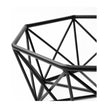 Mercana Davy Black Metal Large Hexagonal Bowl Clearance