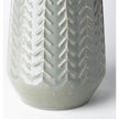 Mercana Gemma Metal Glossy Chevron Vase Clearance