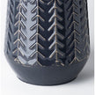 Mercana Gemma Metal Glossy Chevron Vase Clearance