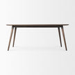 Mercana Nicholas Brown Solid Wood Top Metal/Wood Leg Dining Table Clearance