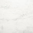 Mercana Tanner White Marble Top Black Metal Base Dining Table Clearance