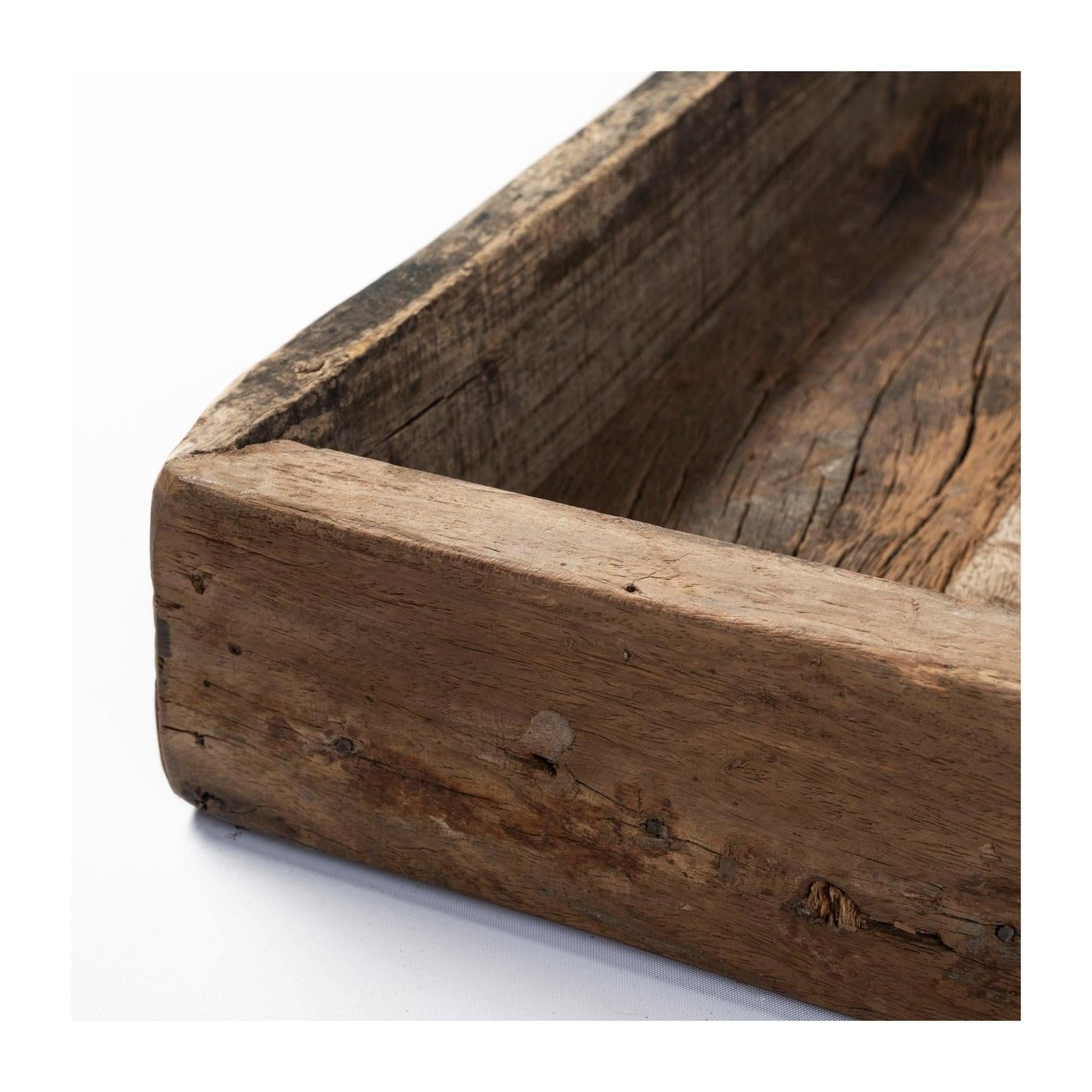 Mercana Carson Brown Reclaimed Wood Tray