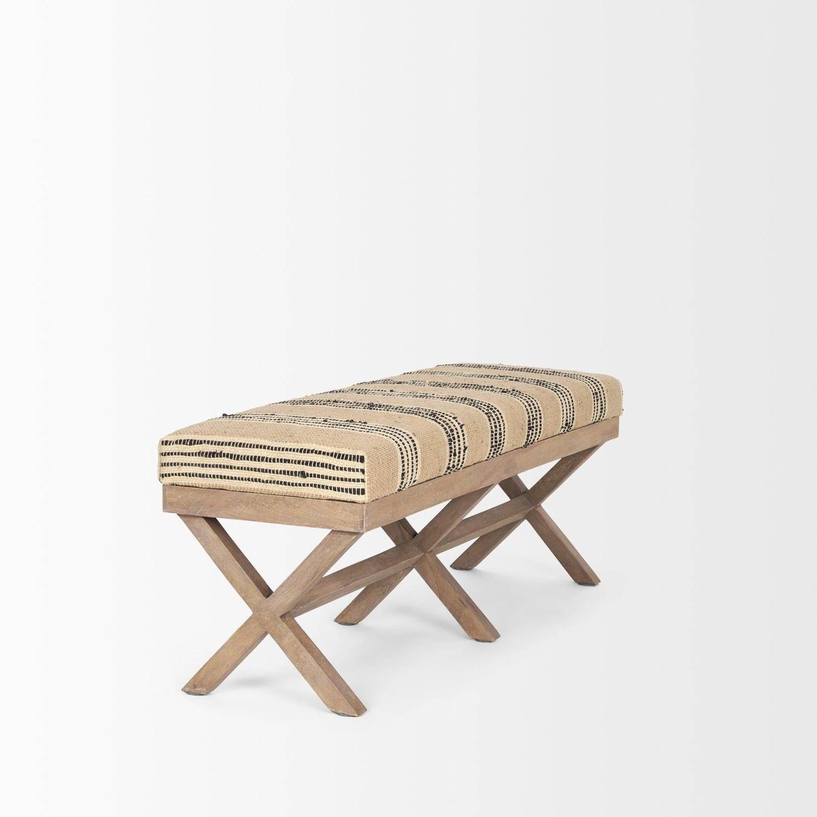 Mercana Solis Brown Base Accent Bench