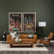 Mercana Ambrose Fabric Shade Floor Lamp