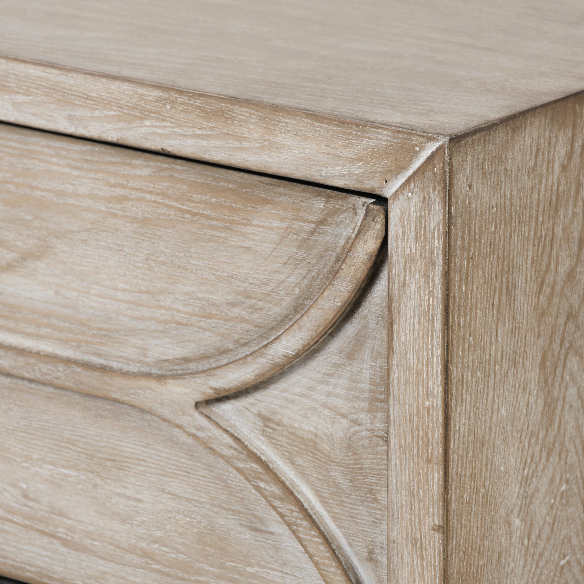Mercana Giselle Fir Veneer 3 Drawer Accent Cabinet