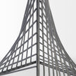 Mercana Risley Gray Metal Triangular Decorative Object Clearance