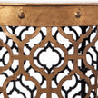 Mercana Rudebekia 16L x 16W Gold Round Metal Accent Tables- Set of 2 Clearance