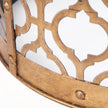 Mercana Rudebekia 16L x 16W Gold Round Metal Accent Tables- Set of 2 Clearance