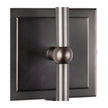 Mercana Bourgeois White Fabric Shade Brown Metal Base Wall Sconce