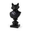 Mercana Murray Black Painted Resin Fox in a Suit Bust