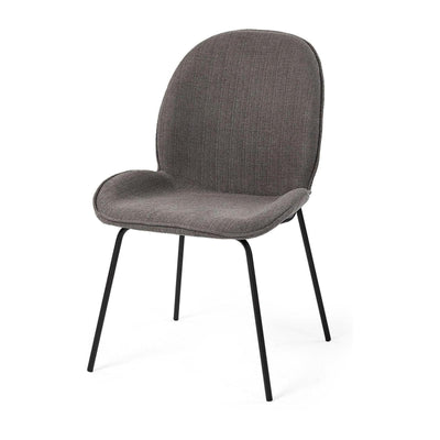 Mercana Inala Grey Seat Metal Frame Dining Chair Clearance
