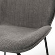 Mercana Inala Grey Seat Metal Frame Dining Chair Clearance