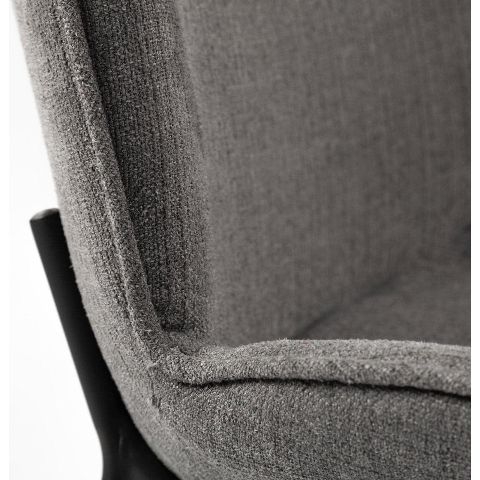 Mercana Inala Grey Seat Metal Frame Dining Chair Clearance