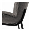 Mercana Inala Grey Seat Metal Frame Dining Chair Clearance