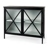 Mercana Aurelia Two Door Glass Cabinet Clearance