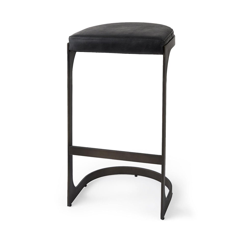 Mercana Tyson Leather W/ Metal Frame Bar Stool Clearance